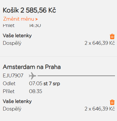 Letní Amsterdam z Prahy za 1 293 Kč