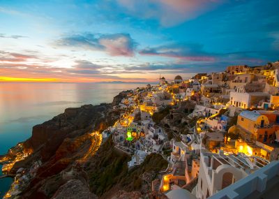 na Santorini