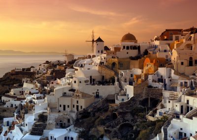 na Santorini