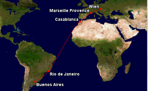 MEGA TRIP: Francie+Maroko+Brazílie+Argentina = 14 088 Kč
