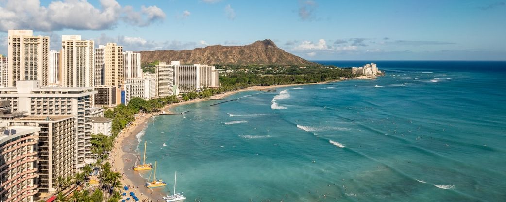 Havajské ostrovy: Honolulu z Frankfurtu od ledna do března