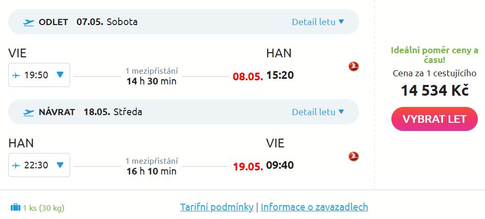 Znovuotevřený Vietnam z Prahy i Vídně s Turkish Airlines