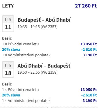 SAE: levné letenky do Abú Dhabí z Budapešti