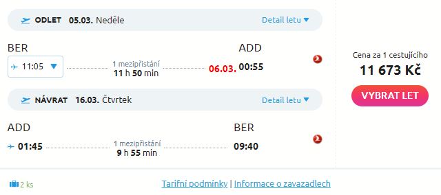 Z Berlína do Etiopie: Addis Abeba s Turkish Airlines