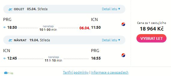 Korean Air se vrací na linku z Prahy do Soulu