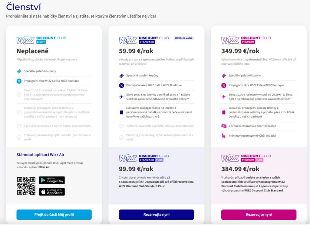 Wizz Air Discount Club