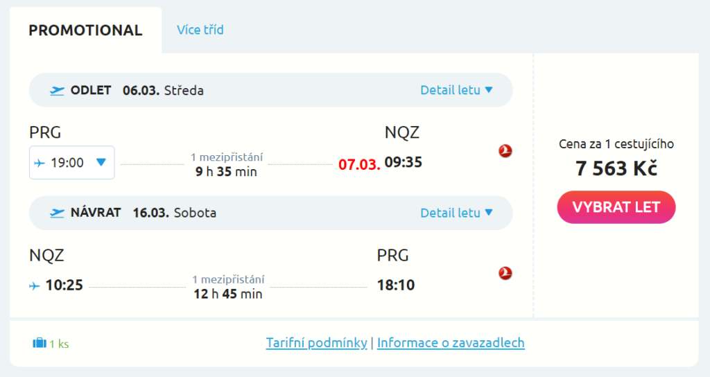 Z Prahy či Krakova do světa s Turkish Airlines