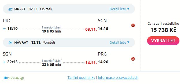 Z Prahy do Vietnamu: Ho Či Minovo město s Turkish Airlines