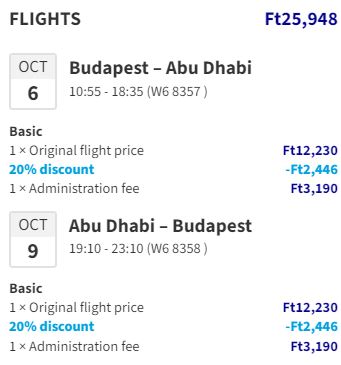 Emiráty: říjnové letenky do Abú Dhabí z Budapešti