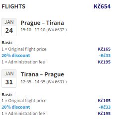 Z Prahy do Albánie na nové lince Wizz Airu – Tirana