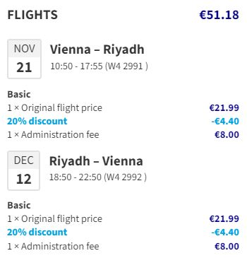 Saúdská Arábie: levné letenky z Vídně do Rijádu