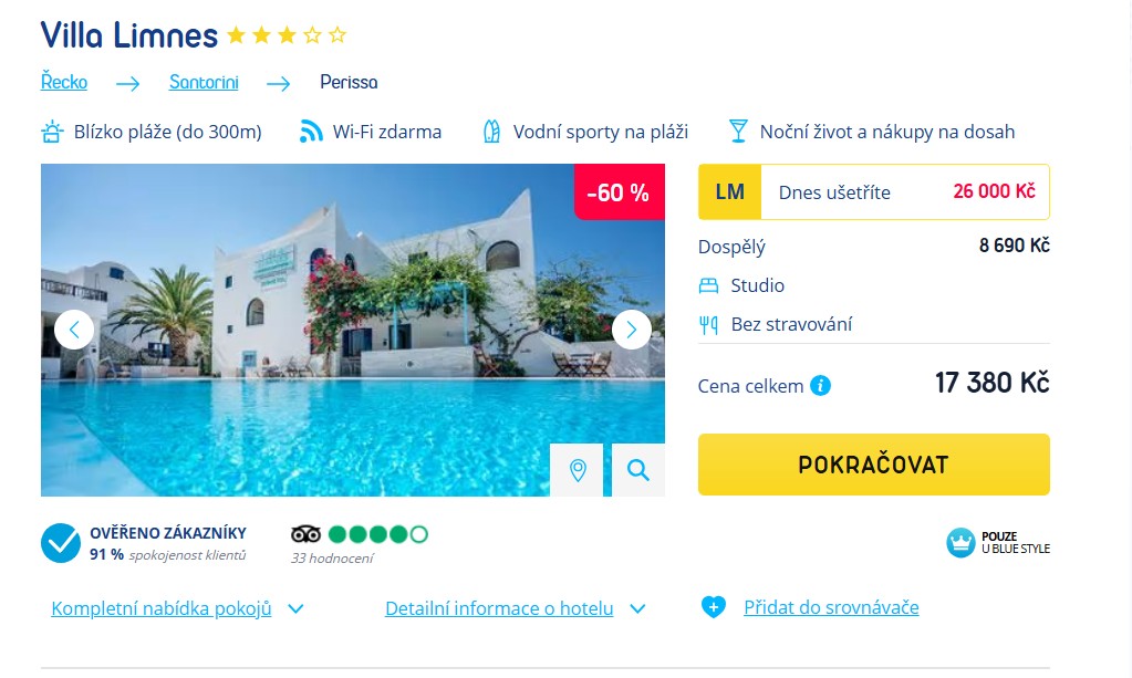 na Santorini