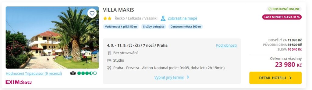 na Lefkadu z Prahy i Brna