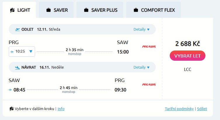 z Prahy do Istanbulu