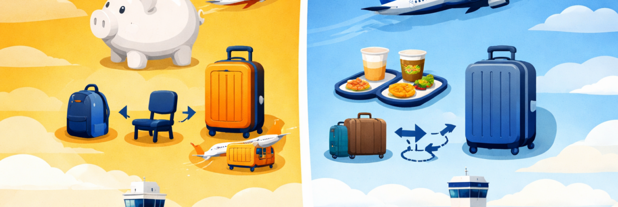 Nízkonákladovky a klasické aerolinky – rozdíly a kdy se která vyplatí?