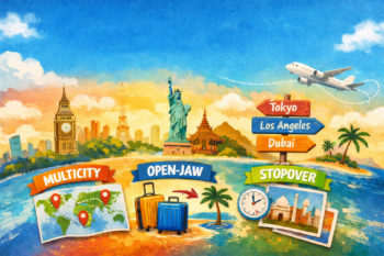 Multicity, open-jaw, stopover: co to je, rozdíly a jak na ně?