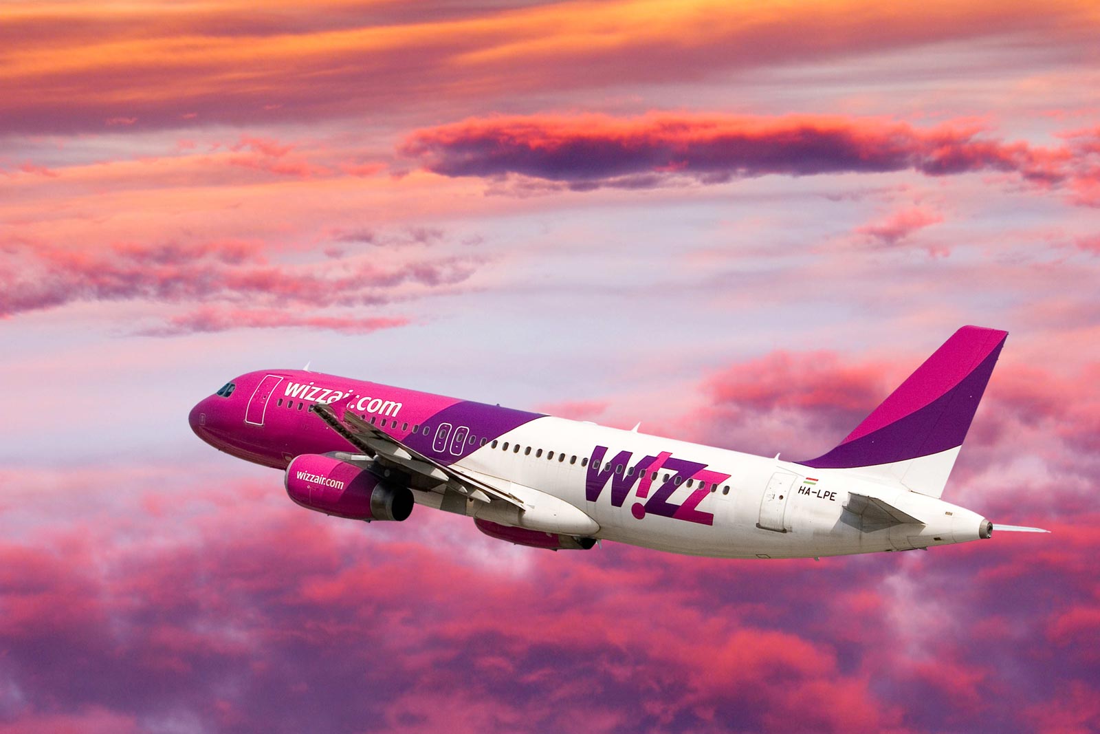 Akce Wizz – 20 % sleva na všechny lety – Londýn 614 Kč, Benátky 614 Kč, Řím 774 Kč